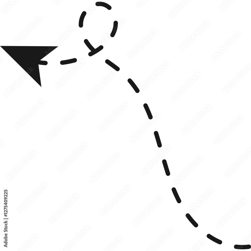 Dash Line Arrow Dash Line Arrow