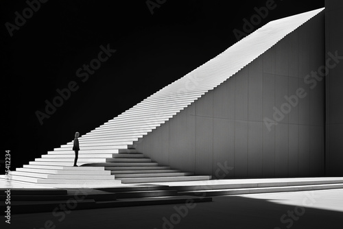 Obraz na płótnie staircase w salonie