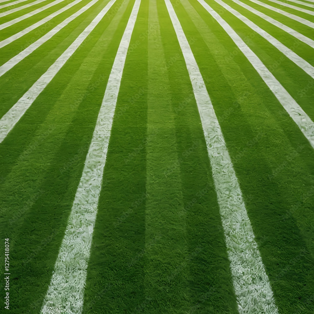 Obraz premium Striped Green Lawn Texture