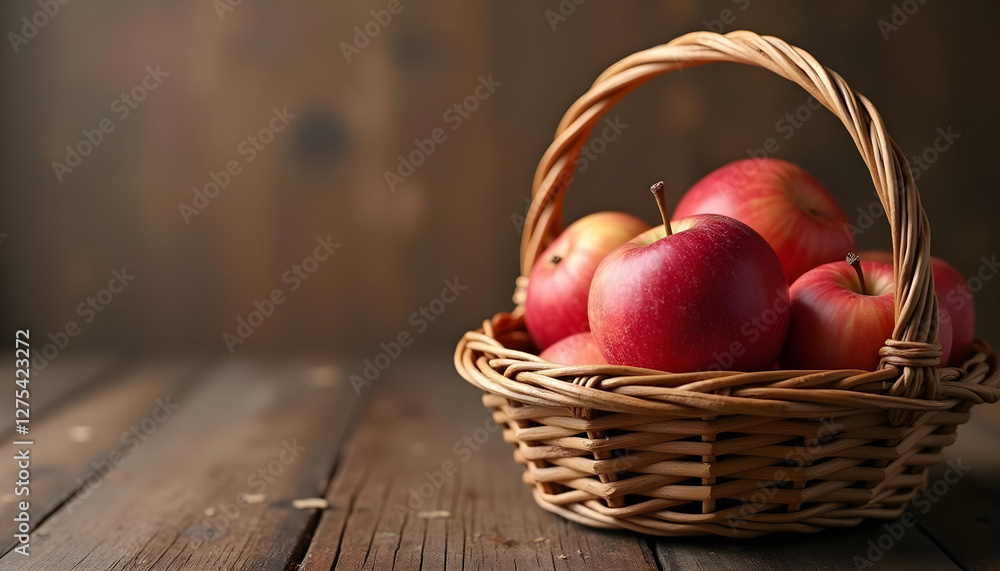 red apples in a basket red apples in a basket