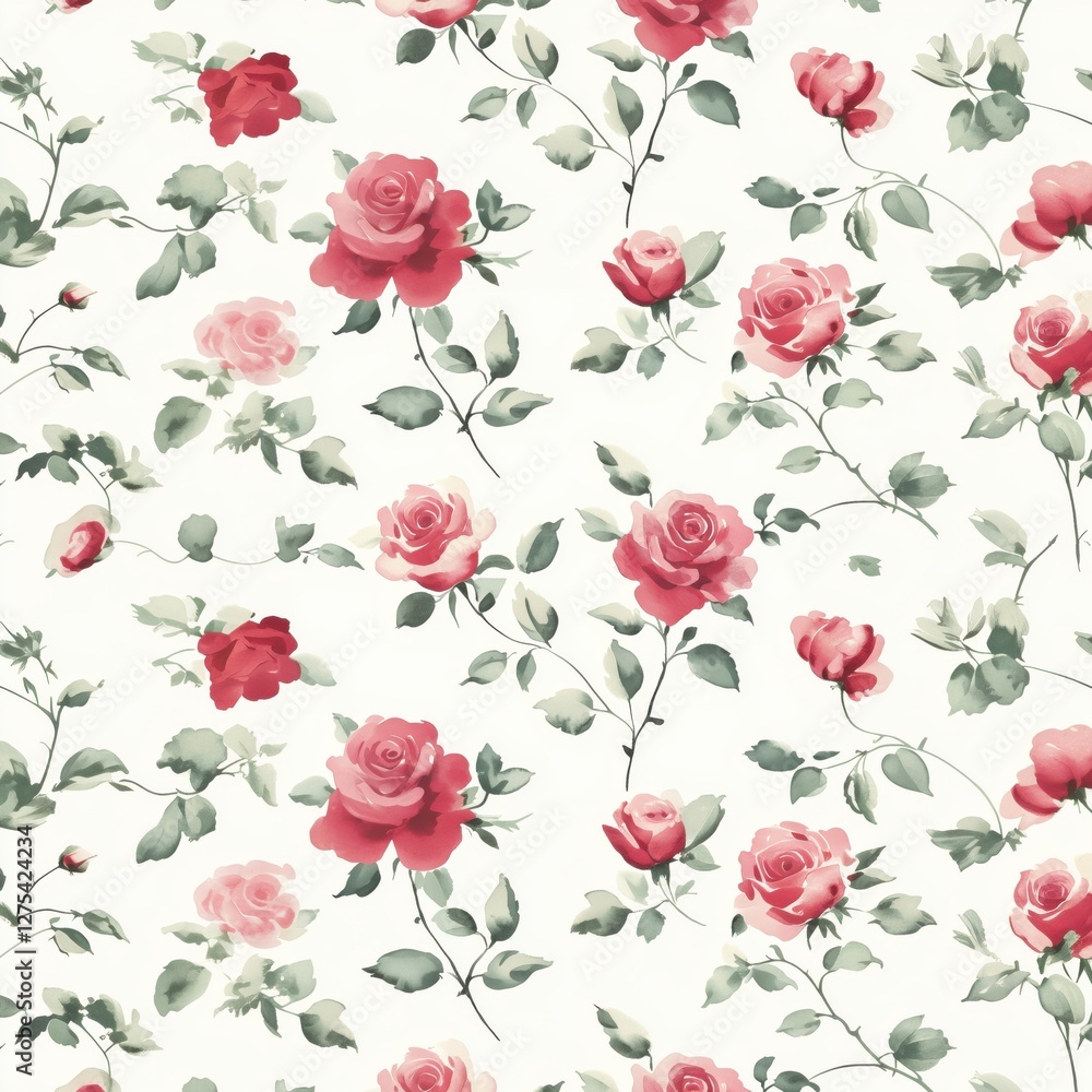 seamless background with roses seamless background with roses