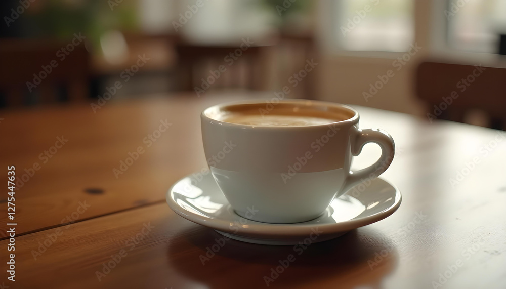 Obraz premium cup of coffee on the table