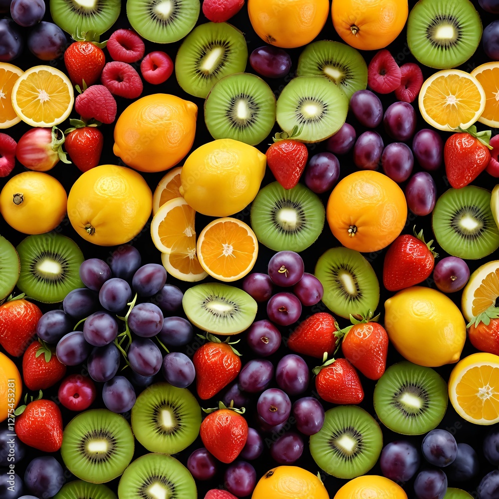 Vibrant Assortment of Fresh Fruits Vibrant Assortment of Fresh Fruits