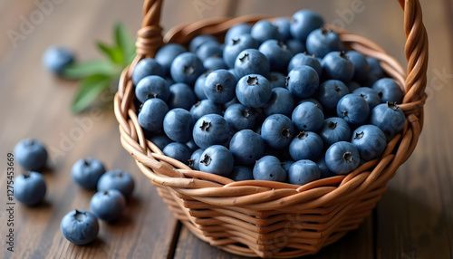 Wallpaper Mural blueberries in a basket Torontodigital.ca