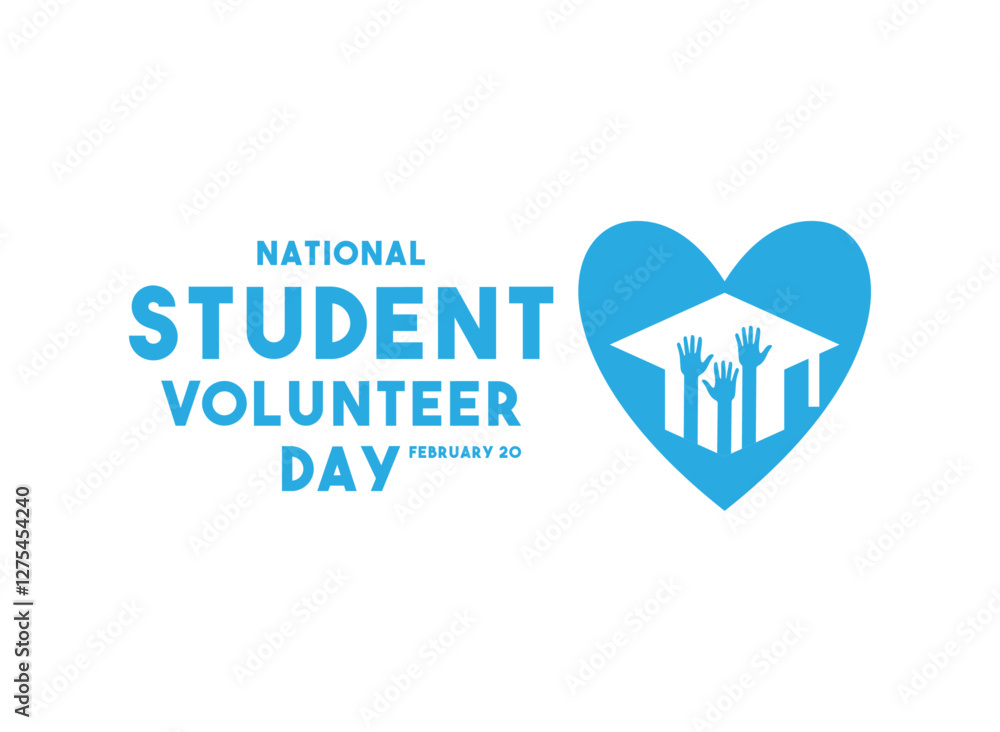 National Student Volunteer Day. February 20. National Student Volunteer Day. February 20.