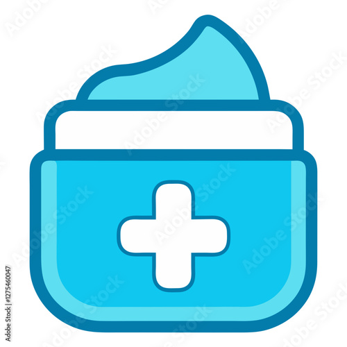 painkiller cream icon design