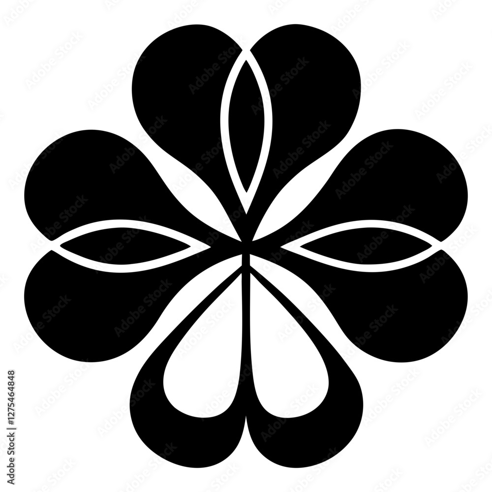 Clover icon vector illustration. clover sign and symbol. four leaf clover icon. Clover icon vector illustration. clover sign and symbol. four leaf clover icon.
