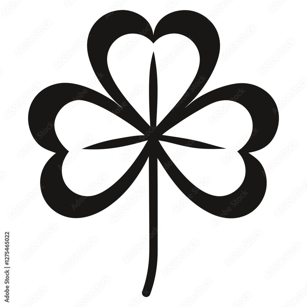 Clover icon vector illustration. clover sign and symbol. four leaf clover icon. Clover icon vector illustration. clover sign and symbol. four leaf clover icon.