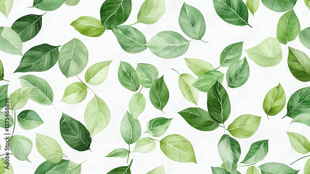 Natural green leaves seamless texture map pattern background Natural green leaves seamless texture map pattern background