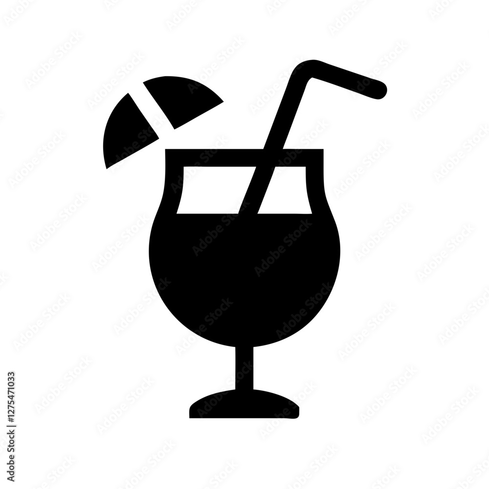 pina colada cocktail icon design pina colada cocktail icon design