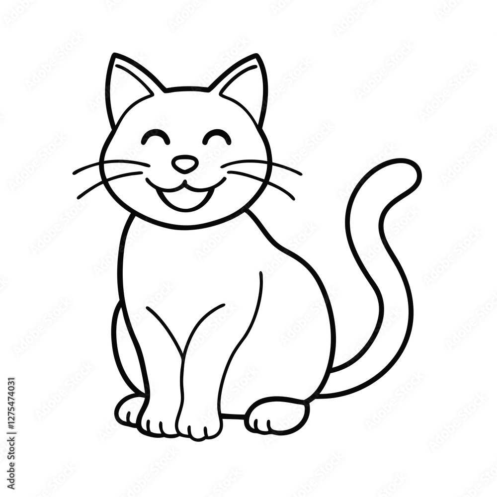 vector illustration of a cat vector illustration of a cat