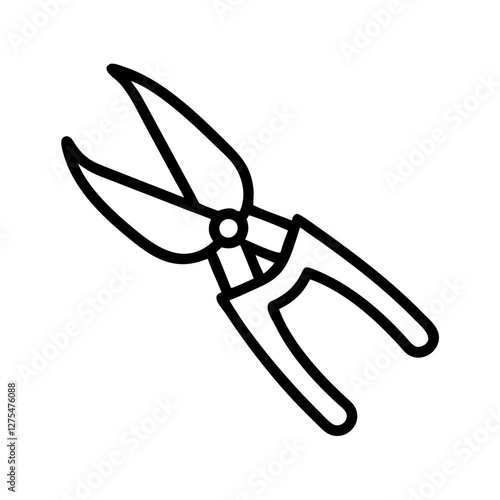 pruning shears icon design