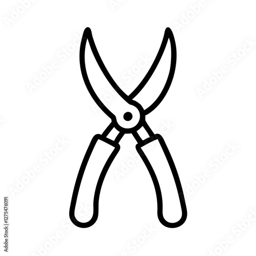 pruning shears icon design