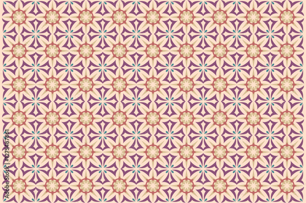 Whimsical Stars and Floral Vector Wallpaper, batik motifs, Trendy Floral and Stars Vector Wallpaper Whimsical Stars and Floral Vector Wallpaper, batik motifs, Trendy Floral and Stars Vector Wallpaper