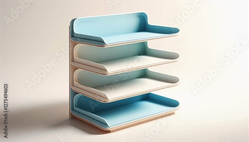 3D PDV wobbler for points of sale and promotion on shelves. Ideal for catalogs, informational and advertising material and media.3d illustration.