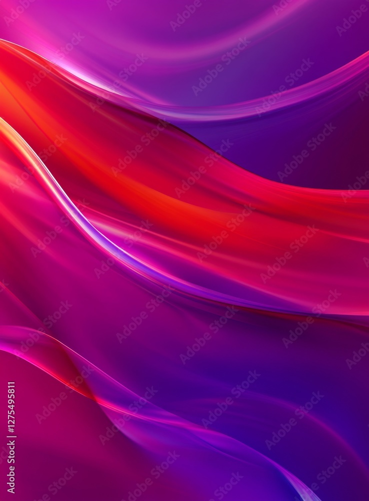 Abstract red purple waves digital art background Abstract red purple waves digital art background