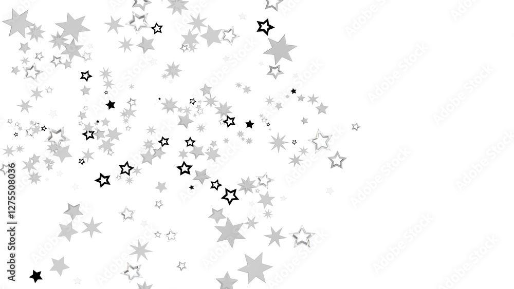 Fototapeta premium Abstract Glitter Star Pattern
