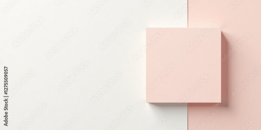 Elegant Pastel Square on Dual-Toned Background, Ideal for Minimalist Designs and Branding Applications Elegant Pastel Square on Dual-Toned Background, Ideal for Minimalist Designs and Branding Applications