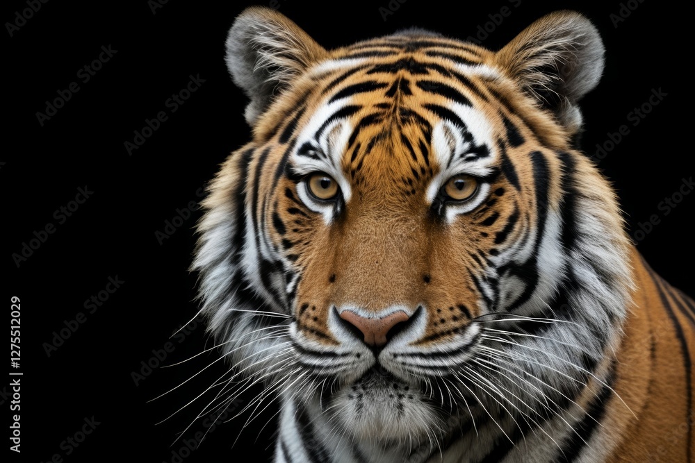 Fototapeta premium there is a tiger that is looking at the camera