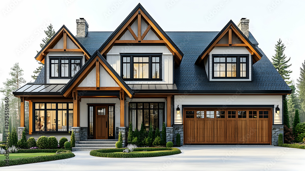 Luxury Farmhouse 3D Model Luxury Farmhouse 3D Model