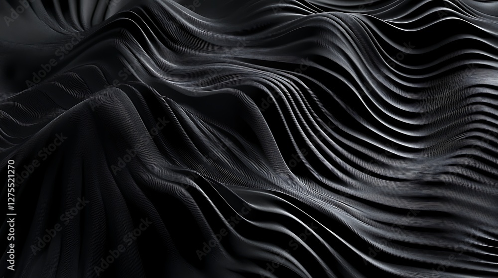 Dark abstract wavy texture background Dark abstract wavy texture background