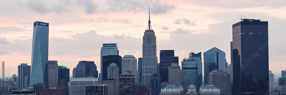 Background of skyscrapers with stock charts overlay, representing the financial system concept, success, corporate, cityscape Background of skyscrapers with stock charts overlay, representing the financial system concept, success, corporate, cityscape