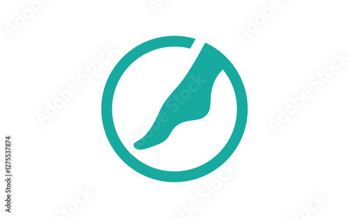 Foot Care clinic Logo Template vector icon illustration design