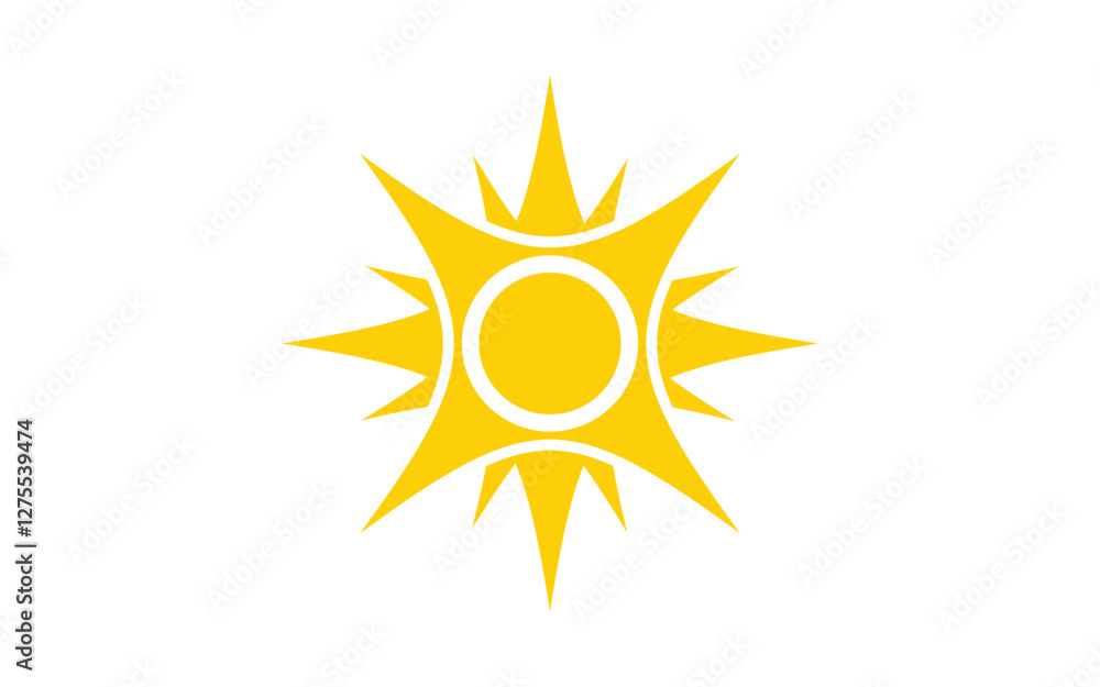 Sun Shine Vector illustration Icon Logo Template design Sun Shine Vector illustration Icon Logo Template design