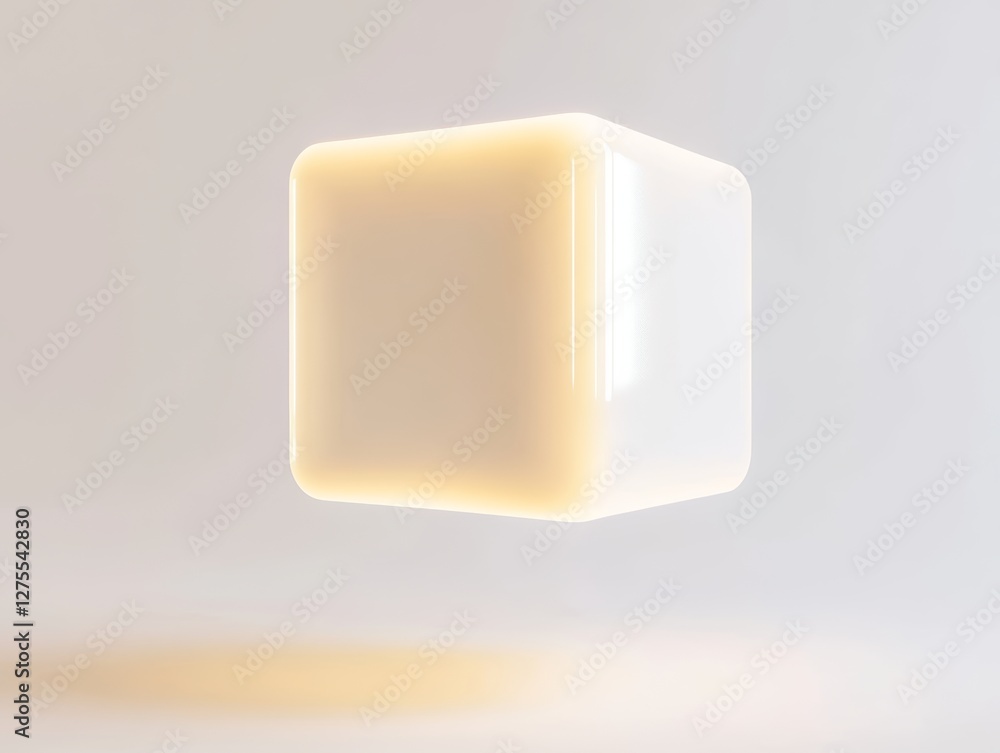 Glowing Floating Cube with Soft Light
Glowing Floating Cube with Soft Light