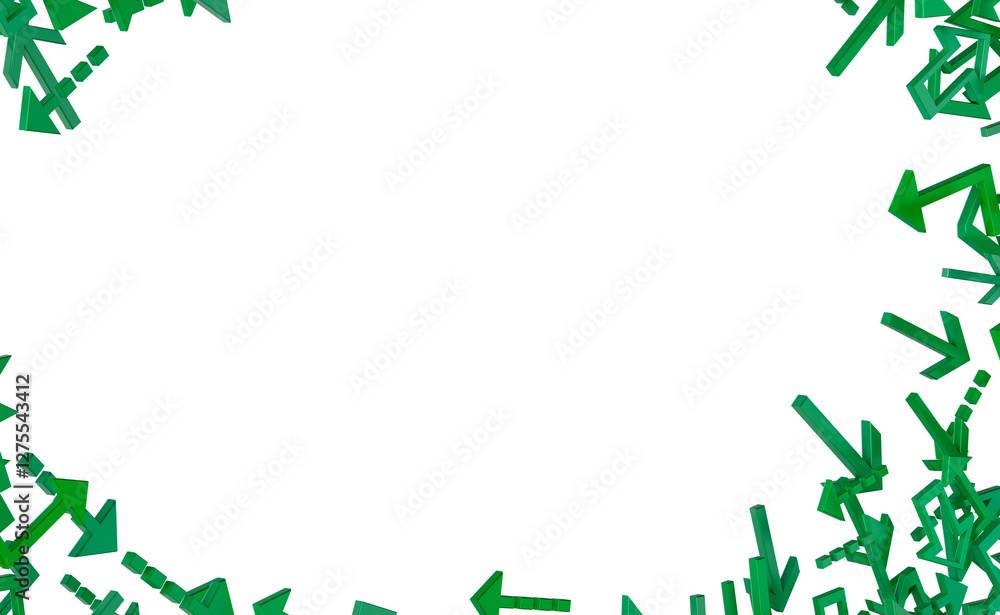 Green Arrow Frame Background Green Arrow Frame Background