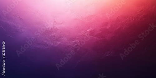 Colorful gradient abstract background with smooth texture transitioning from deep purple at the bottom to vibrant pink and orange at the top. photo