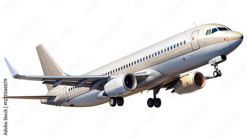 airplane isolated on transparent white background, clipping path airplane isolated on transparent white background, clipping path