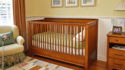 Furniture and Layout Crib: The crib is the focal point of any nursery. Choose a safe, sturdy crib that meets safety standards. 