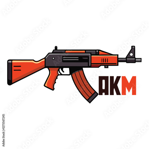 akm vector image