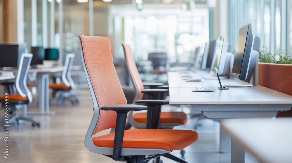 Modern Office Chairs: Ergonomic Chairs: Modern office chairs are designed for comfort and posture support.