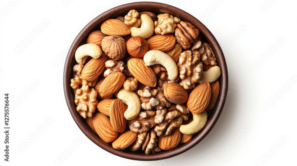 A bowl of mixed nuts A bowl of mixed nuts