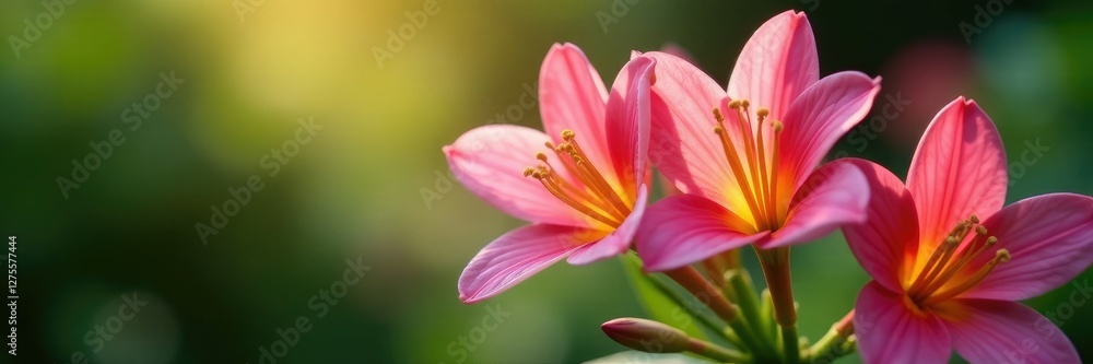 Soft petals of alstroemeria bloom in harmony with nature, serene, garden Soft petals of alstroemeria bloom in harmony with nature, serene, garden