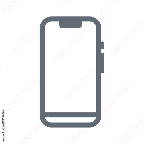 Mobile phone and smartphone icon vector illustration