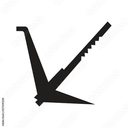 Bangladeshi old plow vector image in white background.
