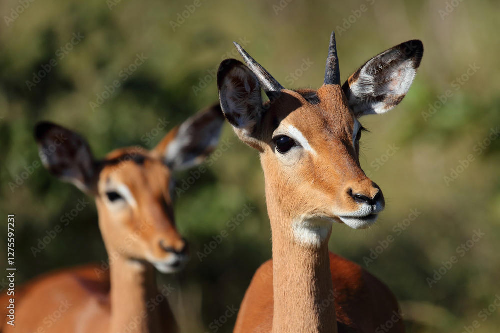 Schwarzfersenantilope / Impala / Aepyceros melampus. Schwarzfersenantilope / Impala / Aepyceros melampus.