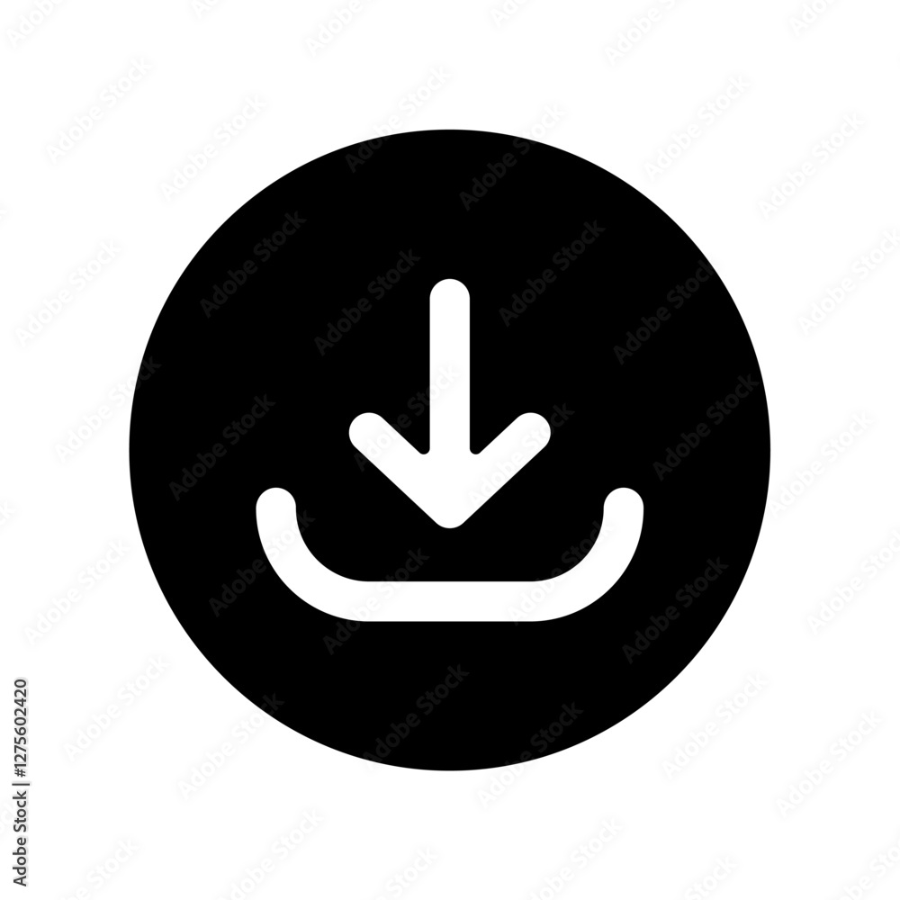 Icon a download, isolated against a clean background.
Icon a download, isolated against a clean background.