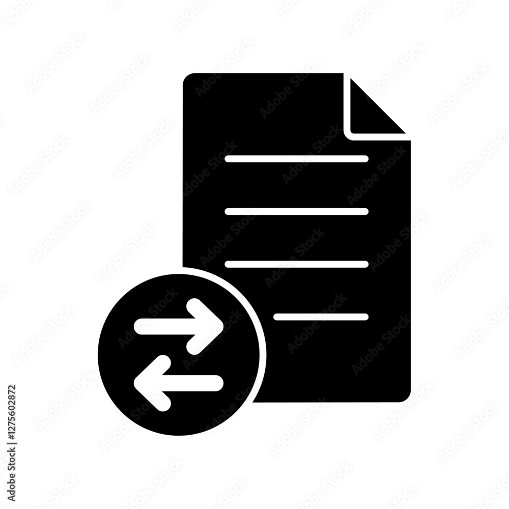 Icon a transfer, isolated against a clean background.
