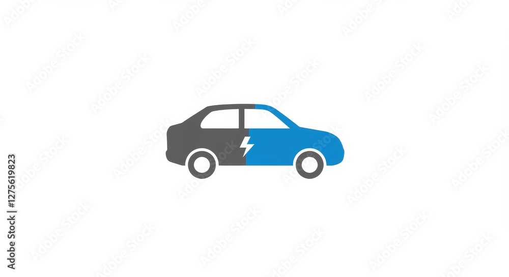 Minimalist Electric Vehicle Icon Minimalist Electric Vehicle Icon
