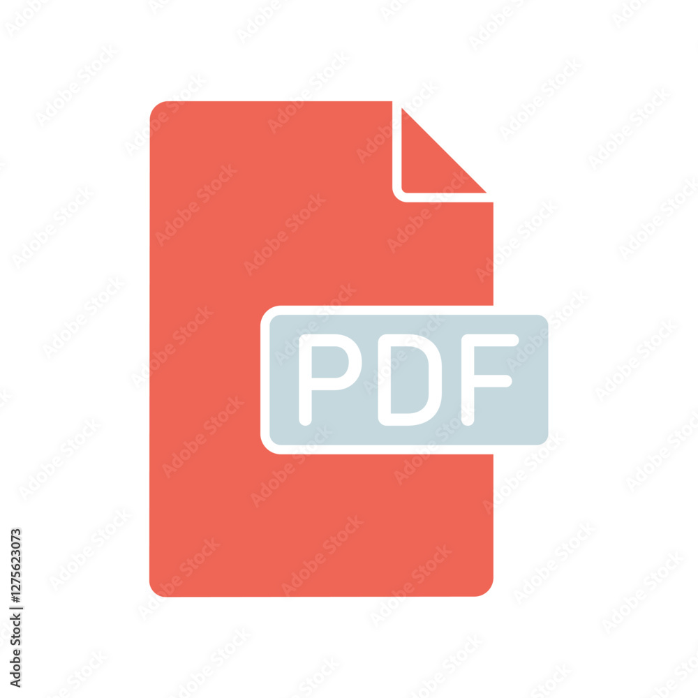Icon a pdf, isolated against a clean background.
Icon a pdf, isolated against a clean background.
