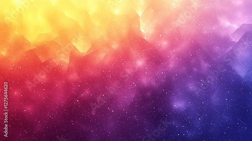 Abstract colorful vibrant nebula background photo