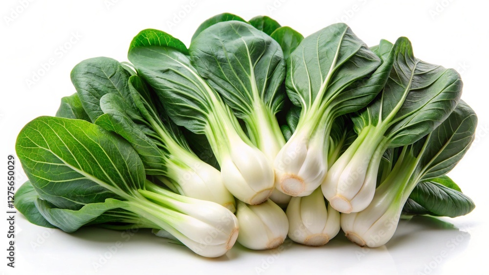 fresh spinach on white background fresh spinach on white background