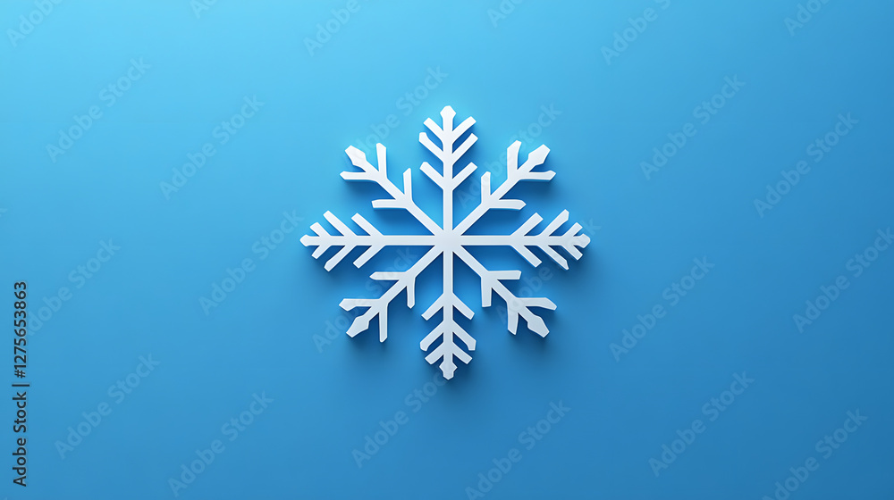 Blue snowflake graphic, minimalistic design on a gradient backdrop, perfect for winter themes and seasonal promotions. Blue snowflake graphic, minimalistic design on a gradient backdrop, perfect for winter themes and seasonal promotions.