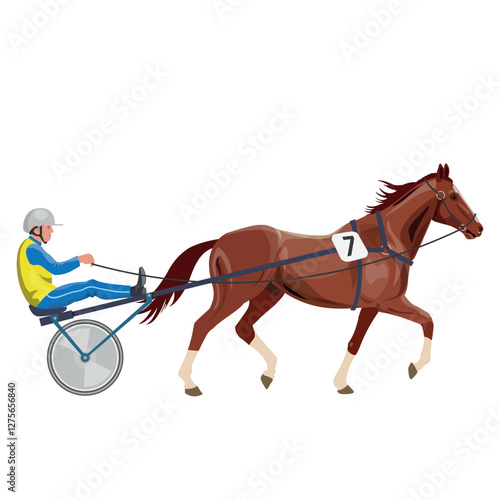 Harness horse racing.