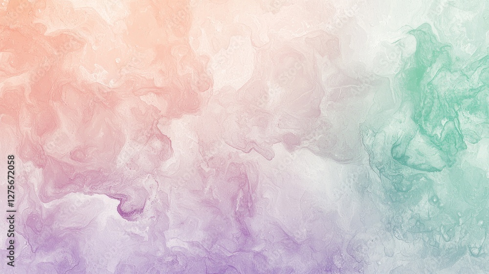 Abstract Pastel Swirl Painting: A Serene and Dreamlike Composition Abstract Pastel Swirl Painting: A Serene and Dreamlike Composition