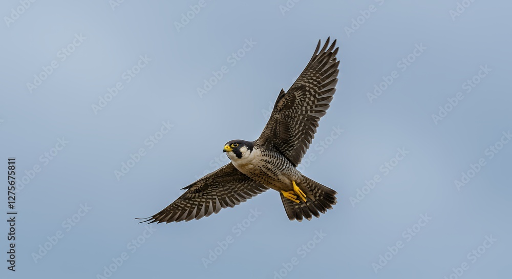 Majestic Falcon in Flight Symbol of Strength and Speed Majestic Falcon in Flight Symbol of Strength and Speed